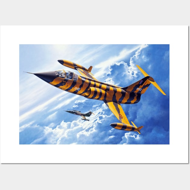 F017 Starfighter Tiger Wall Art by Aircraft.Lover